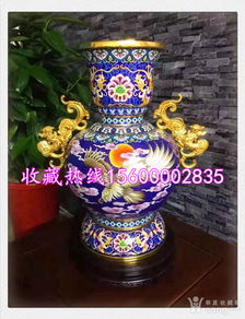 丹凤朝阳 鹏程万里凤耳瓶 戴嘉林大师景泰蓝艺术的传承与创新